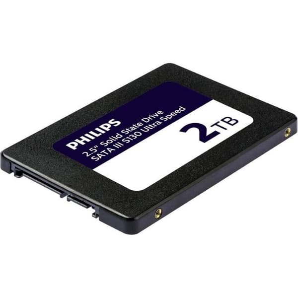 SSD Intern - PHILIPS - S130 - 2 To - 2.5 tum - SATA III - Ultra-snabb