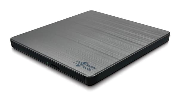 HLDS DVDÂ±RW/Â±R Slim [USB Ext] GP60NS60 Ret. SØLV (GP60NS60.AUAE12S) Sølv