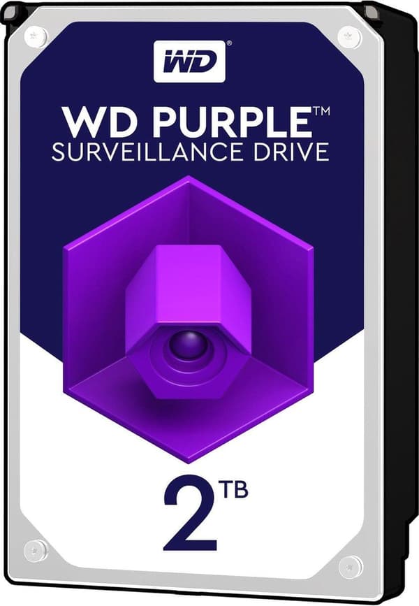 WD Purple - Intern hårddisk - 2 TB
