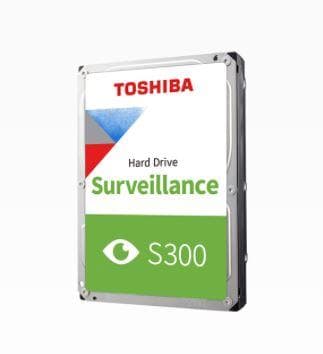 Toshiba S300 Surveillance - Hard drive - 4TB - internal - 3.5" (8.9 cm) - SATA 6Gb/s - 5400 rpm - Buffer: 128MB (HDWT840UZSVA)