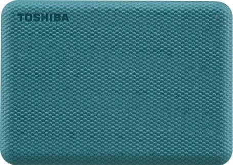 Toshiba Canvio Advance - Harddisk - 2 TB - ekstern (bærbar) - 2,5" (6,4 cm) - USB 3.2 Gen 1 - grøn