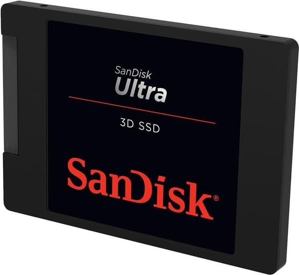 SanDisk Ultra 3D - SSD - 1 Tt - sisäinen - 2,5" (6,4 cm) - SATA 6 Gb/s (SDSSDH3-1T00-G26)