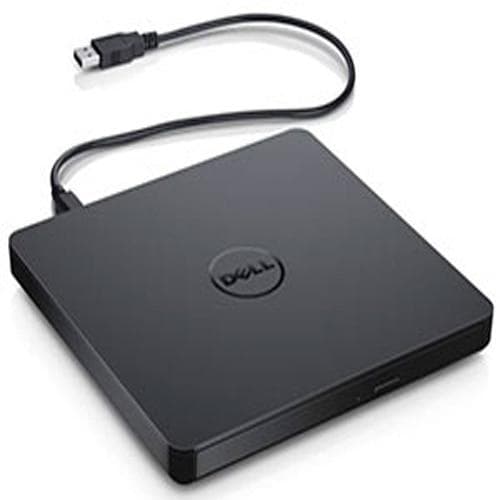 Dell - Drev - DVD±RW - USB 2.0 - ekstern - sort - til Inspiron 5755, Latitude 12, 14, E5270, E5460, E5470, E5570, E7270, E7470