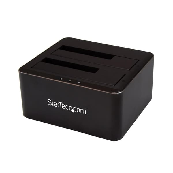 StarTech.com SATA-kiintolevytelakointiasema 2 x 2,5/3,5 SATA SSD:lle/HDD:lle - USB 3.0 - HDD-telakointiasema - HDD-telakointiasemapaikat: 2 - 2,5", 3,