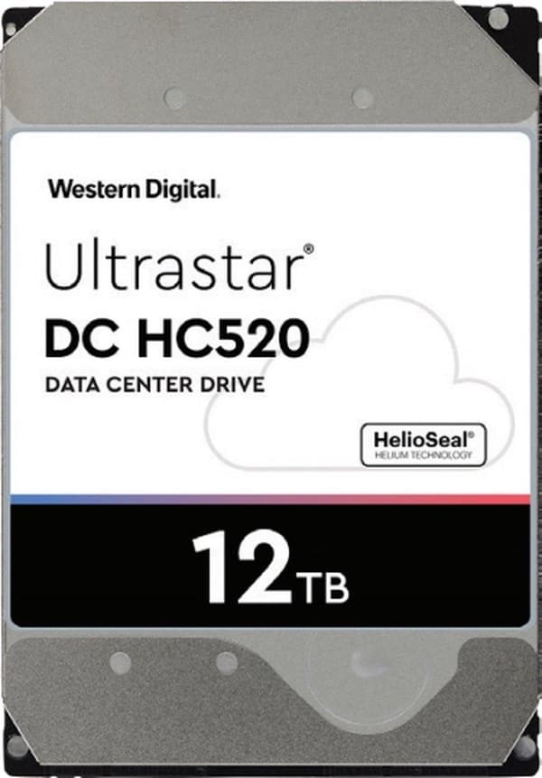 Western Digital Ultrastar DC HC520 12TB 3,5 12000GB SATA III
