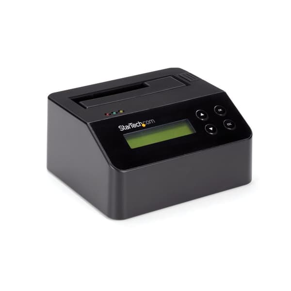 StarTech.com kiintolevyn pyyhekumi - 2,5" / 3,5" SATA SSD -asemalle - USB 3.0 - 4Kn -tuki - Kiintolevytelakka - Kiintolevyn pyyhekumi - 2,5" / 3,5" -