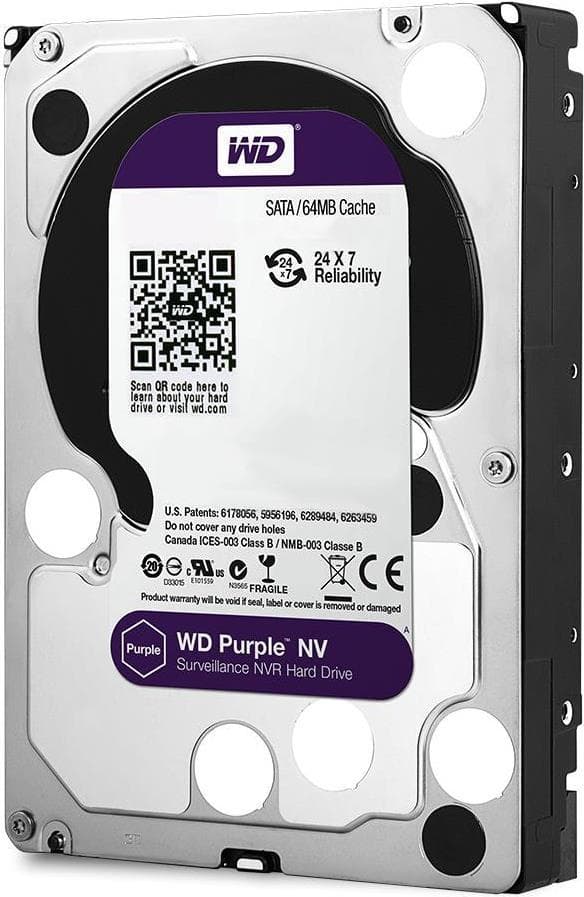 Western Digital Purple NV 8000GB Serial ATA III intern harddisk (WD80PURX)