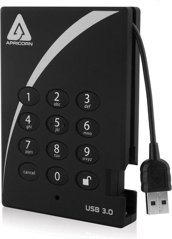 Apricorn Padlock 500GB USB 3.0