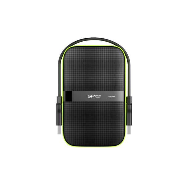 Silicon Power 5TB robust rustning A60 IPX4 Vandafvisende/stødsikker, 2,5 USB 3.0 bærbar harddisk af militær kvalitet