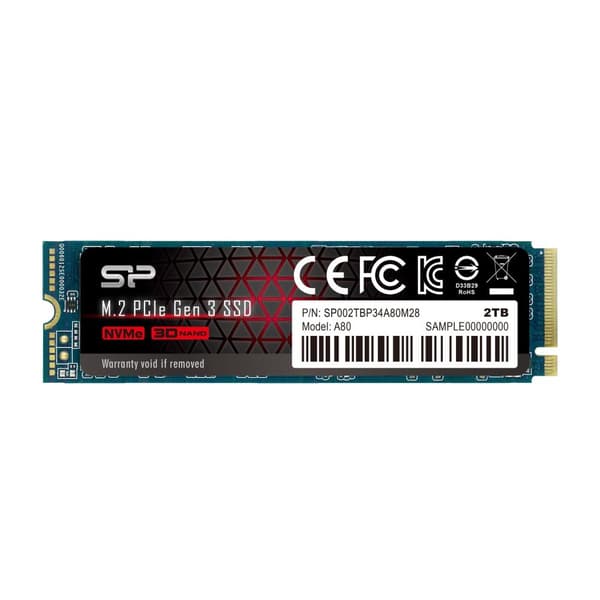 Silicon Power P34A80 M.2 2000GB PCI Express 3.0 SLC NVMe