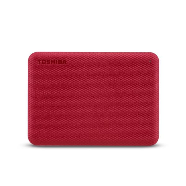 Toshiba Canvio Advance - Kiintolevy - 4 TB - ulkoinen (kannettava) - 2,5" (6,4 cm) - USB 3.2 Gen 1 - punainen