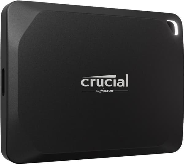 Micron Crucial X10 Pro - SSD - krypteret - 1TB - ekstern (bærbar) - USB 3.2 Gen 2 (USB-C-stik) - 256-bit AES (CT1000X10PROSSD9)