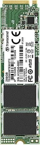 Transcend MTE652T2 256 Gt sisäinen M.2 SSD 2280 PCIe NVMe 3.0 x4 Retail TS256GMTE652T2