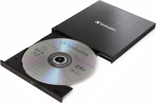 Verbatim 43889 Optisk diskdrev Sort Blu-Ray RW