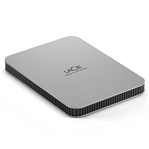 SEAGATE LACIE MOBILDREV 2TB USB 3.1 USB TYPE C MÅNESØLV M/REDNING (STLP2000400)