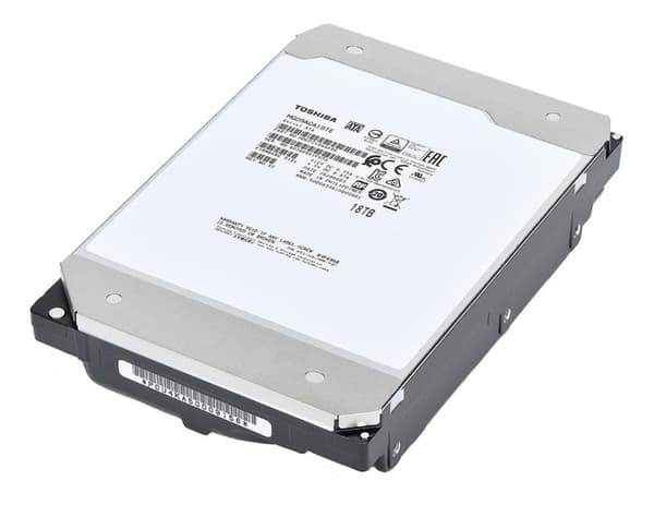 Toshiba MG09 Series MG09SCA18TE - Hårddisk - krypterad - 18 TB - intern - 3,5" (8,9 cm) - SAS 12Gb/s - 7200 rpm - buffert: 512 MB