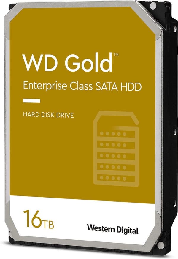 WD Gold Enterprise-Class harddisk WD161KRYZ - Harddisk - 16TB - intern - 3,5" (8,9 cm) - SATA 6Gb/s - 7200 rpm - Buffer: 512MB (WD161KRYZ)