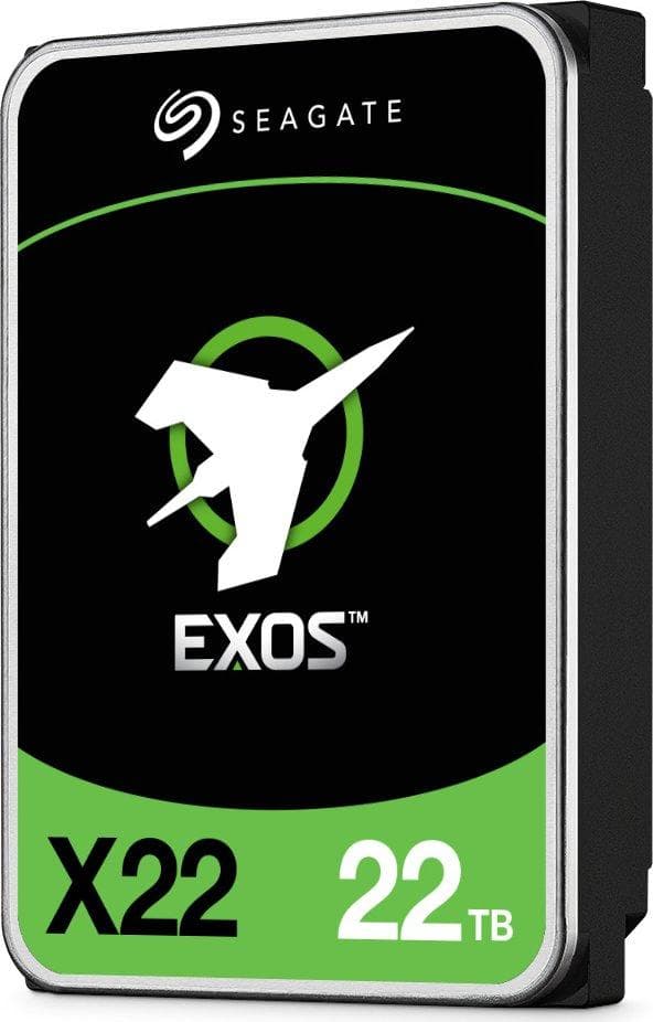 Seagate Exos X22 ST22000NM000E - Kiintolevy - 22TB - sisäinen - 3,5" (8,9 cm) - SAS 12Gb/s - 7200 rpm (ST22000NM000E)