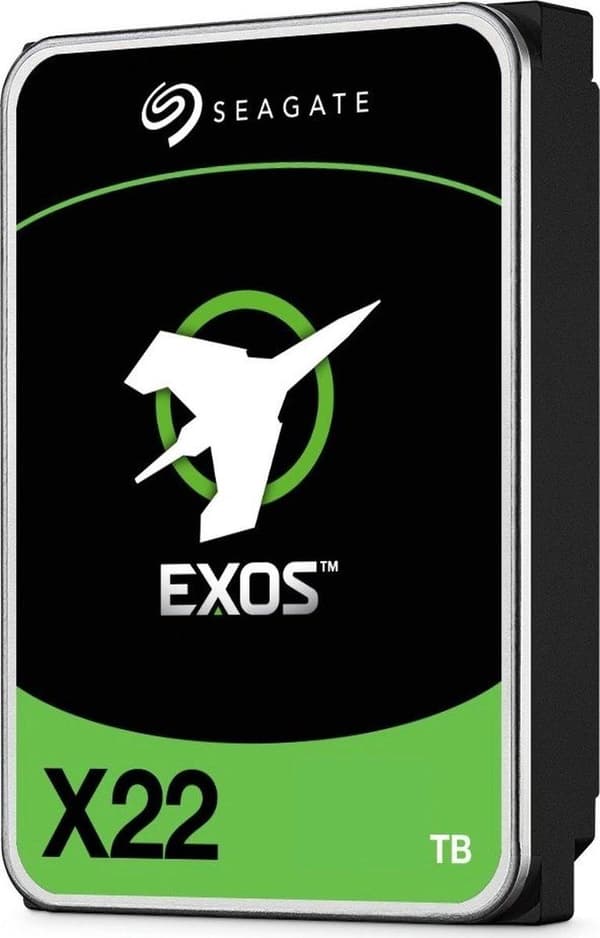 Seagate Exos X22 ST22000NM001E - Vaste schijf - 22 TB - intern - 3,5" - SATA 6Gb/s - 7200 rpm