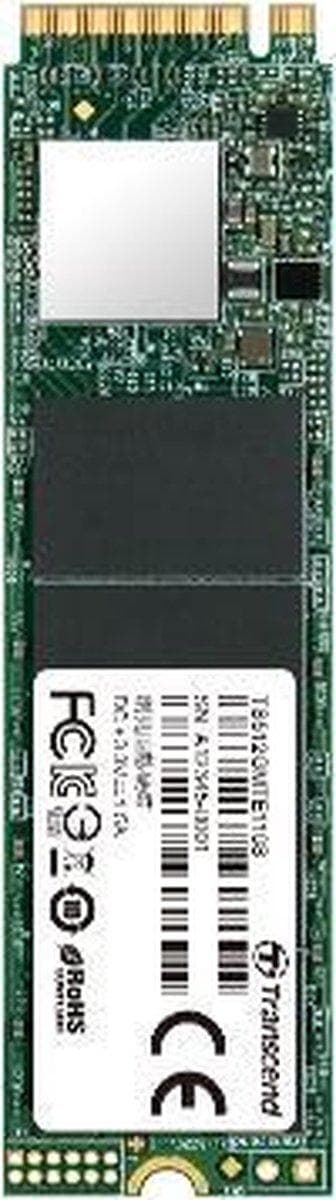 Transcend 512 Gt M.2 2280PCIe Gen3x4 3D TLC ilman DRAM-muistia