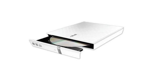 ASUS SDRW 08D2S-U LITE - Asema - DVD+/-RW (+/-R DL) / DVD-RAM - 8x/8x/5x - USB2.0 - ulkoinen - valkoinen (90-DQ0436-UA221KZ) Valkoinen
