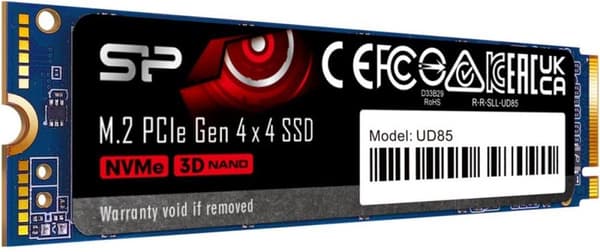 SILICON POWER UD85 - SSD - 250 GB - intern - M.2 2280 - PCIe 4.0 x4 (NVMe)