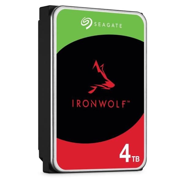 SEAGATE - Intern hårddisk - NAS IronWolf - 4TB - 3,5" - 5400 rpm (ST4000VN006)