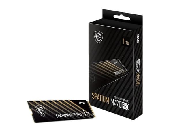 MSI SPATIUM M470 PRO PCIe 4.0 NVMe M.2 2TB PCI Express 4.0 3D NAND