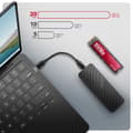 Pikkukuva 6 / 7: Ulkoinen kotelo Axagon EEM2-20G M.2 NVMe -asemille / USB-C 3.2:lle