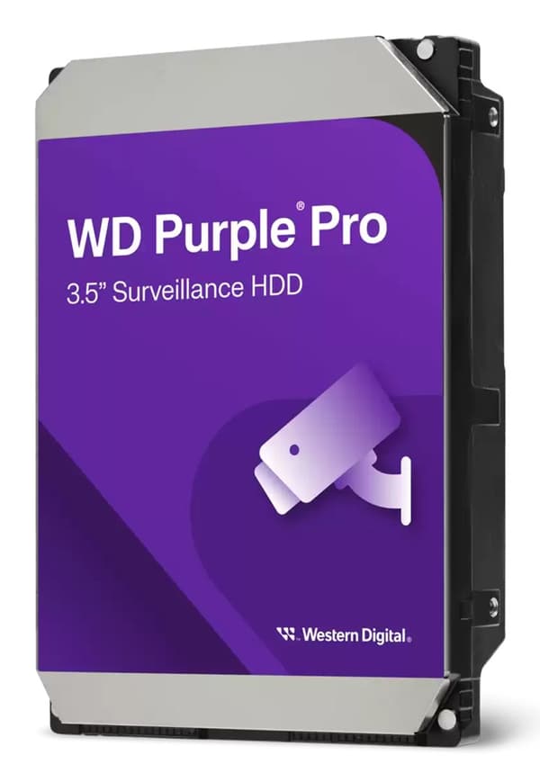 Western Digital Purple Pro WD122PURP intern hårddisk 12 TB 7200 RPM 512 MB 3,5" Serial ATA III