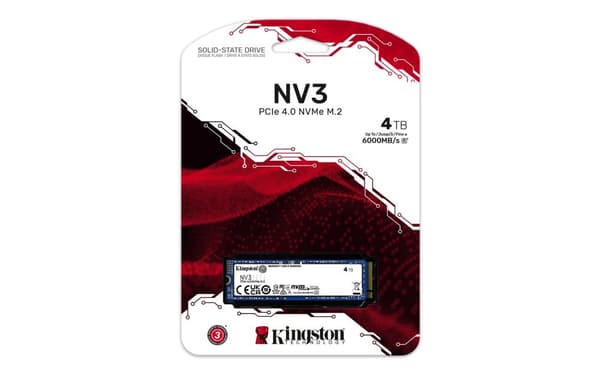 Kingston Technology 4000G NV3 M.2 2280 NVMe SSD-levy
