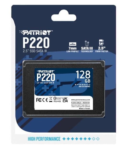 Patriot-minne P220 128 GB 2,5" seriell ATA III