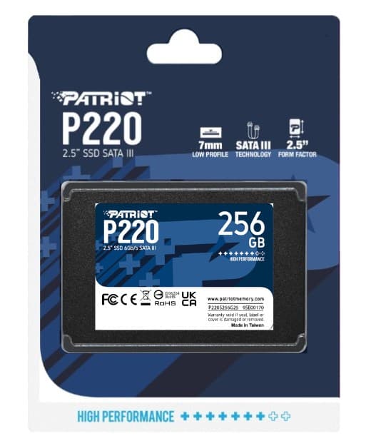 Patriot-minne P220 256 GB 2,5" seriell ATA III