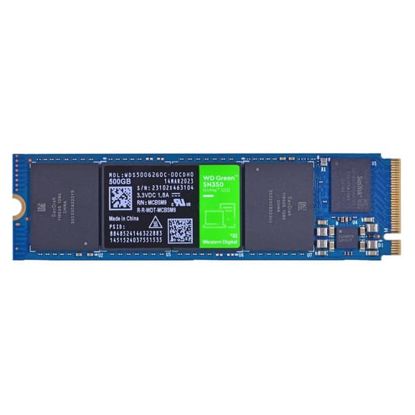 Western Digital Green SN350 500 Gt:n M.2 PCI Express 3.0 NVMe -kovalevy