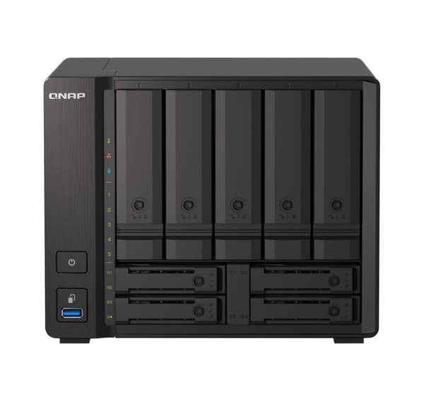 QNAP, 9-bay QuTS hero NAS, TS-H973AX-8G