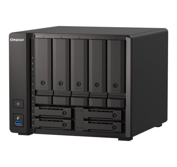 QNAP, 9-bay QuTS hero NAS, TS-H973AX-8G