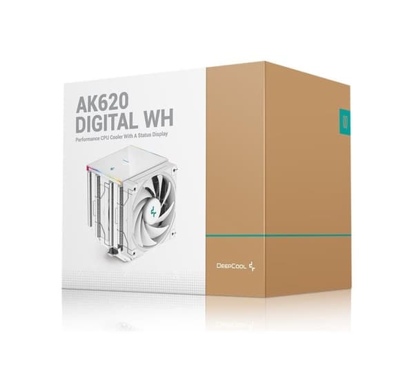 Deepcool, CPU Air Cooler, AK620 Digital WH