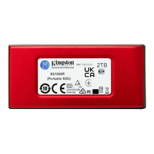 Extern Hårddisk Kingston SXS1000R/2000G Röd 2 TB SSD