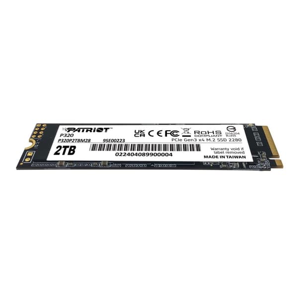 Patriot-minne P320 2 TB M.2 PCI Express 3.0 NVMe