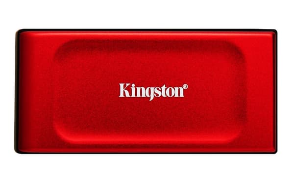 Kingston Technology 2 Tt:n ulkoinen XS1000, punainen, kannettava SSD-levy, USB 3.2 Gen 2