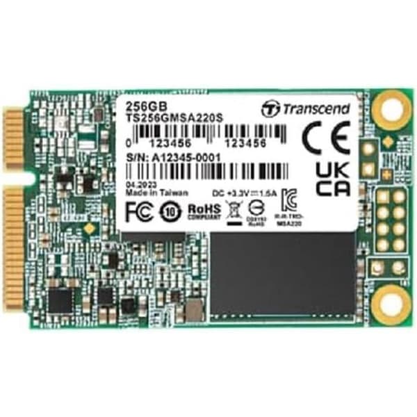 TRANSCEND 128GB MSA220S SATA-600 USB 3.0 SSD-hårddisk