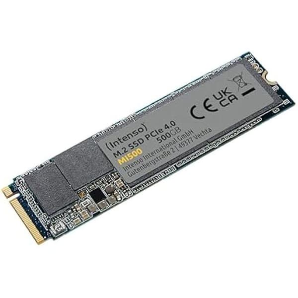 Intenso 500 GB SSD Intern NVMe/PCIe M.2 PCIe NVMe 4.0 x4 detaljhandel 3836450