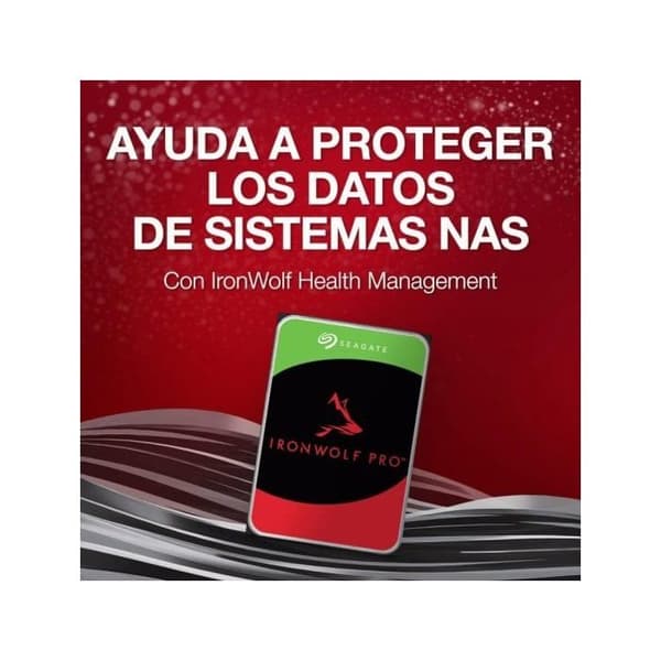 Seagate IronWolf Pro, 18TB, NAS HDD – CMR, 3,5”, SATA 6Gb/s, 7200 RPM, 256MB Cache (ST18000NT001)