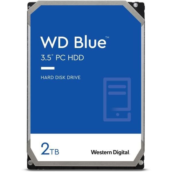 WD Blue™ - Intern hårddisk - 2TB - 7200 rpm - 3,5" (WD20EZBX)