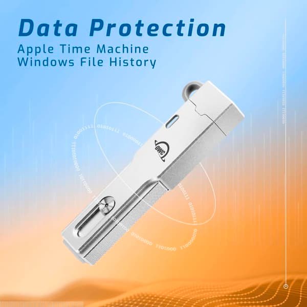 Bärbar SSD - OWC - ENVOY PRO MINI - 1 To - USB-C + USB-A - Grå
