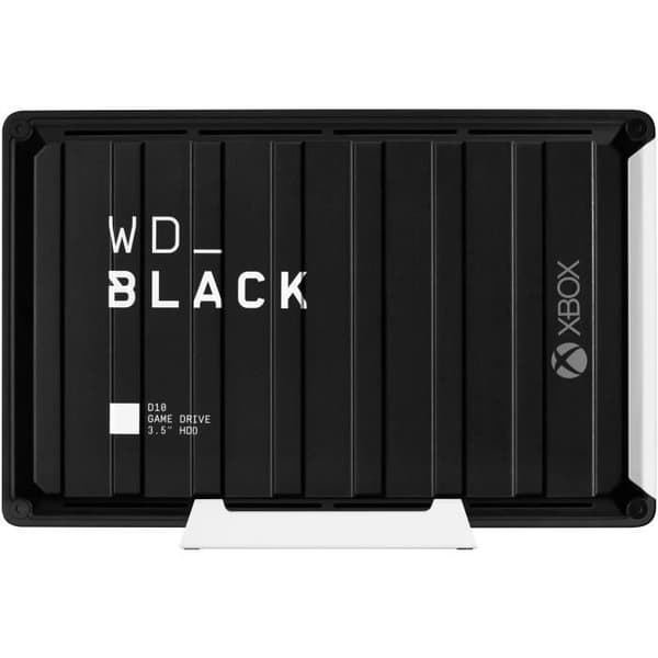 WD_BLACK D10 Game Drive - Extern spelhårddisk - 12TB - Xbox One™ + Gratis 1 månads Xbox Game Pass-prenumeration