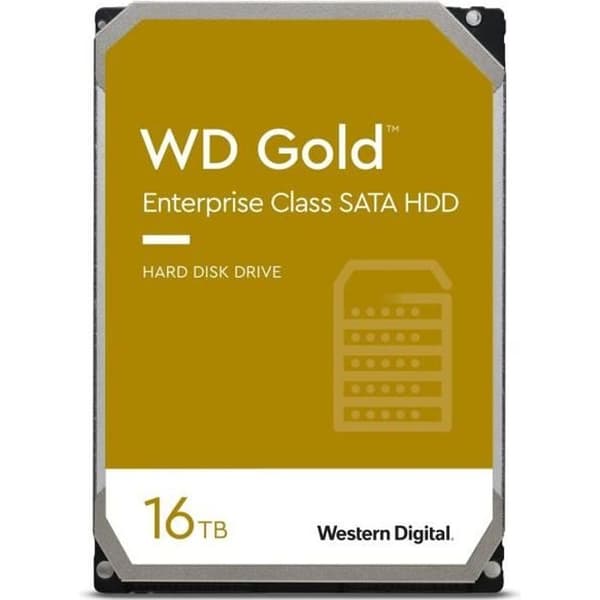 WD Gold™ - Intern hårddisk - 16TB - 7200 rpm - 3,5" (WD161KRYZ)