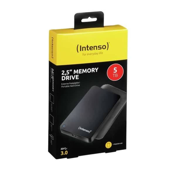 INTENSO MEMORY DRIVE BÄRBAR HÅRDDISK 5TB EXTERN HÅRDDISK PORTA