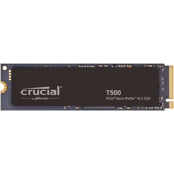 Crucial T500 SSD 2TB PCIe Gen4 NVMe M.2 Intern spel-SSD, upp till 7200MB/s, SSD-hårddisk - CT2000T500SSD8