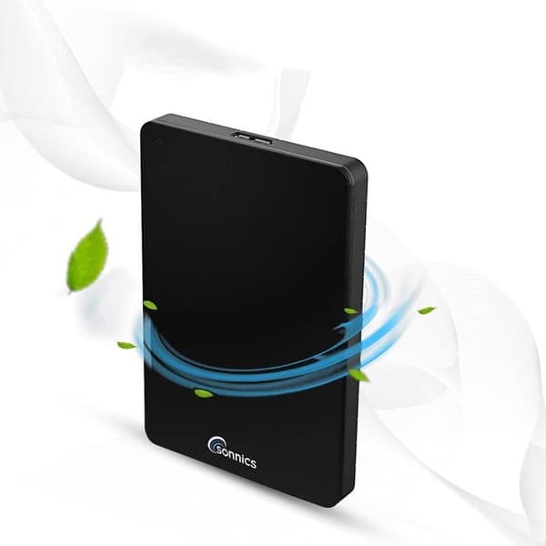 Extern hårddisk Sonnics 500GB USB 3.0 Externa bärbara hårddiskar för Windows PC, Mac, Smart TV, Xbox One - PS4, Svart